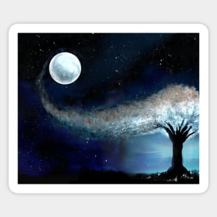 Starry Night Tree Sticker